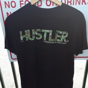 Hustler T-Shirt Size Medium Camo Logo